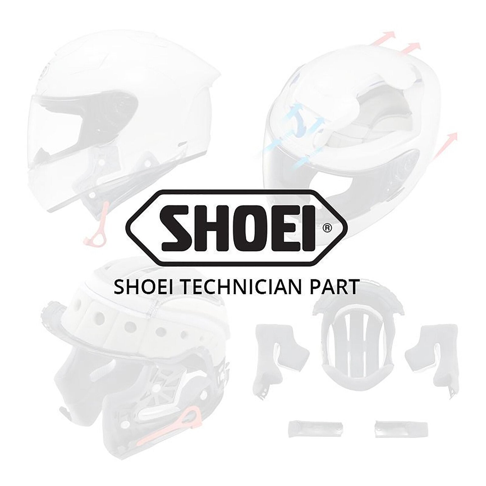 Shoei GT-Air Upper Air Intake - Matte Dark Grey