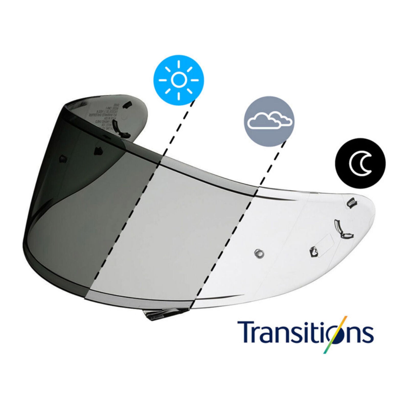 Shoei Visor NXR2 X-SPR Pro CWR-F2 Photochromic by Transitions