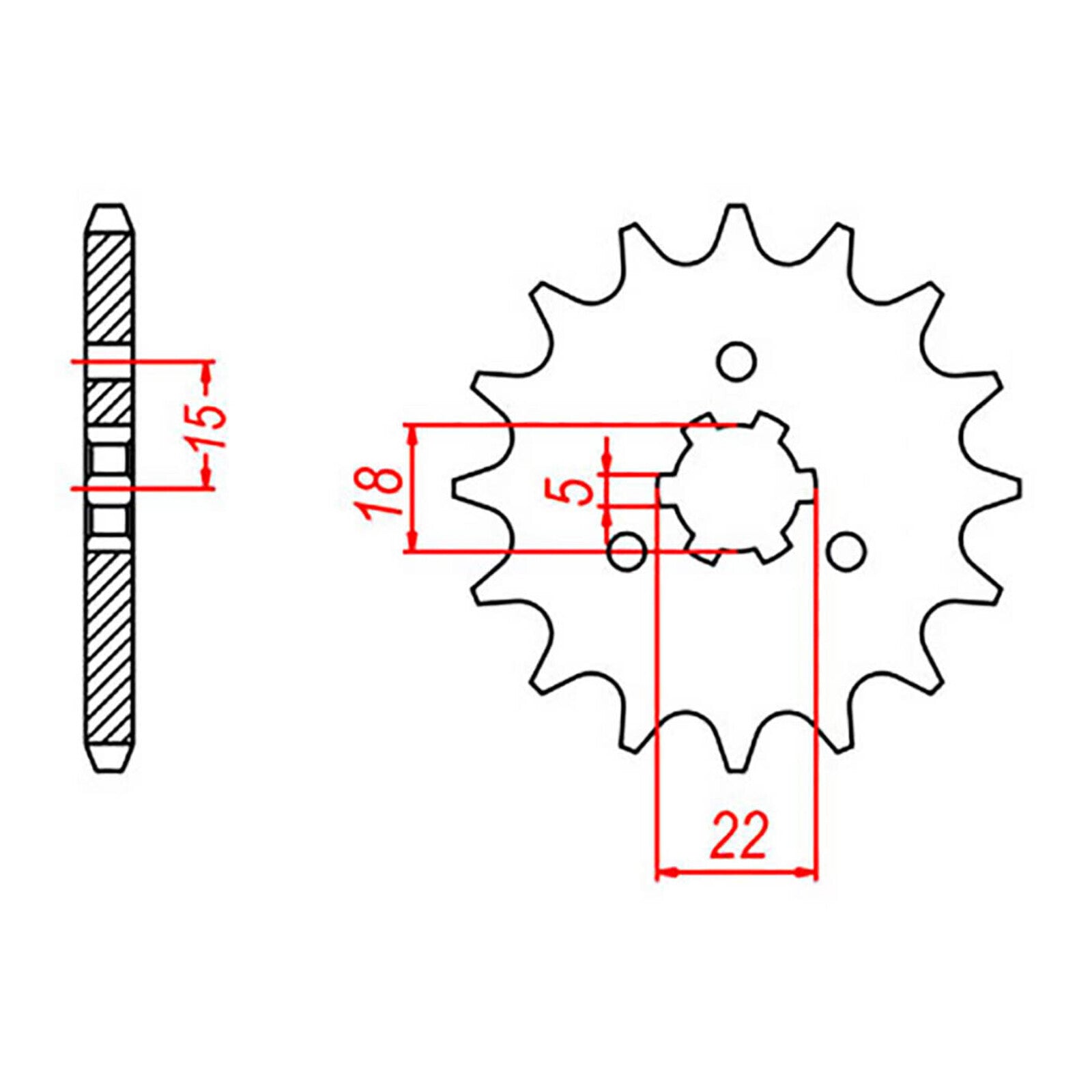 Sprocket Kit Kawasaki KX125 '00-'02 - 520KXZ 12/49