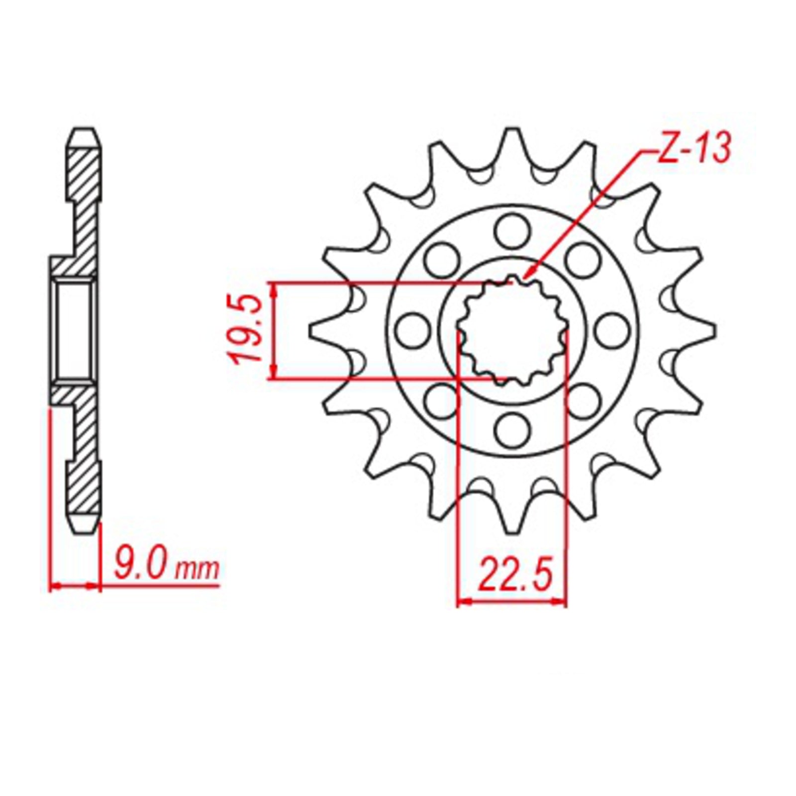 Sprocket Kit Suzuki RMZ250 - 520MXU 13/49