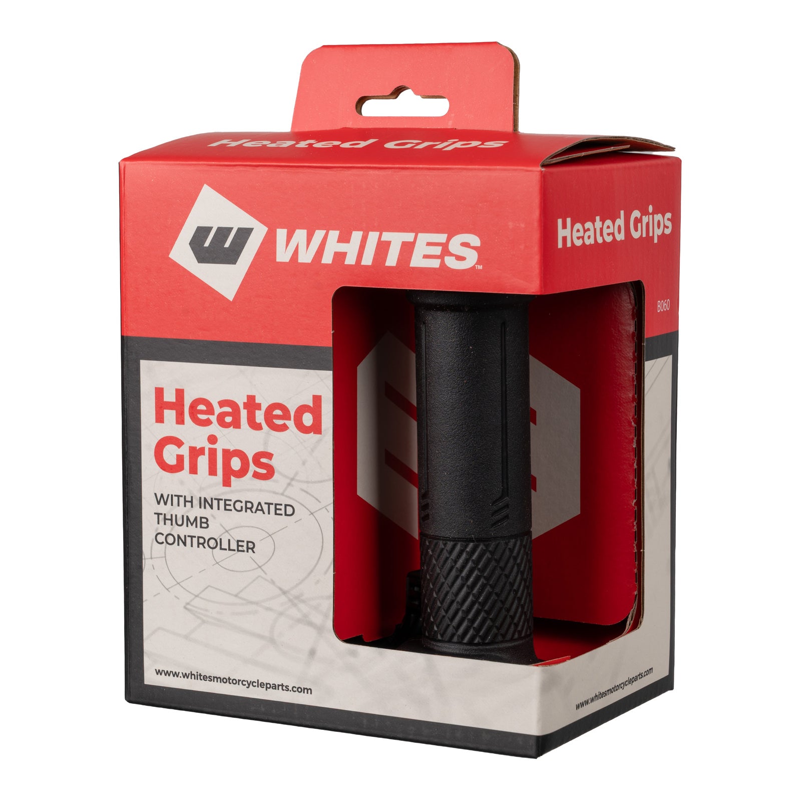 Whites Integrated Heated Grips - Road 120 mm 7/8