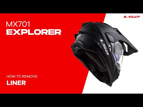 LS2 MX701 Explorer Alter Helmet HPFC - Matte Black / White 06